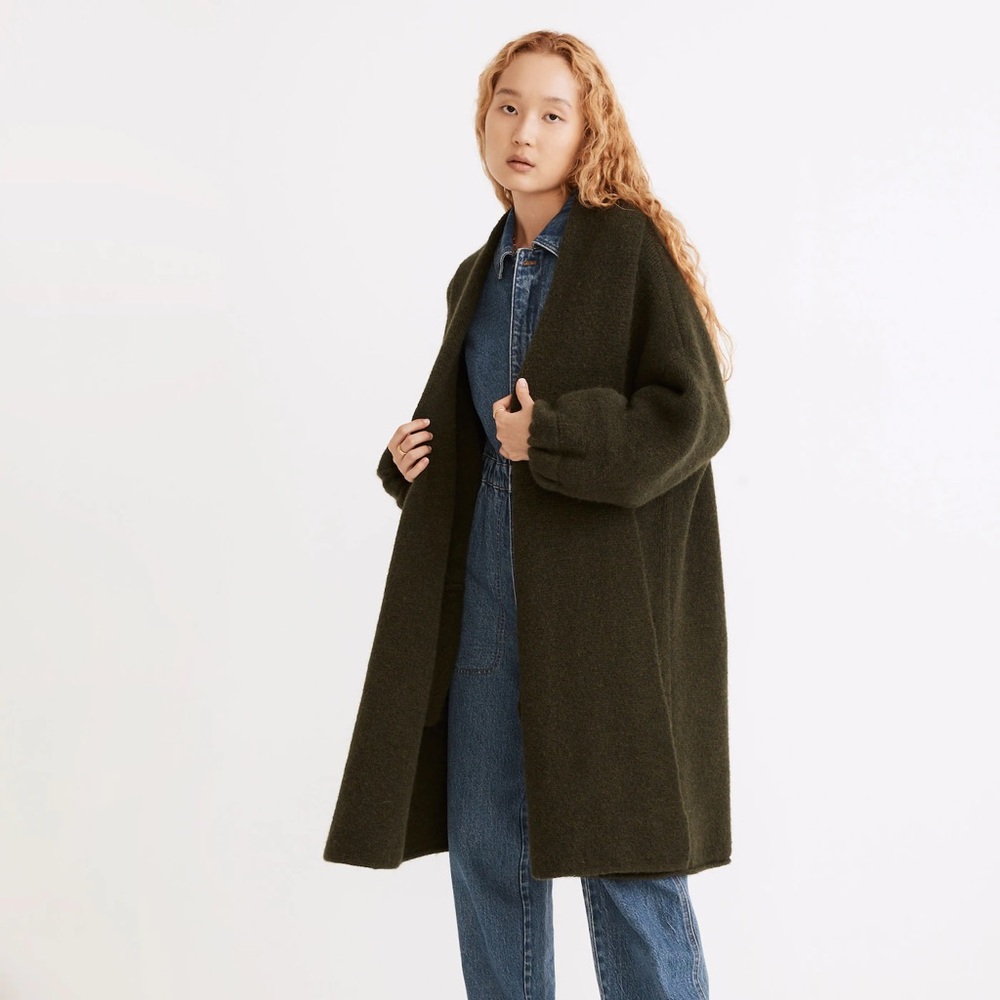 Glenridge Shawl-Collar Sweater-Coat